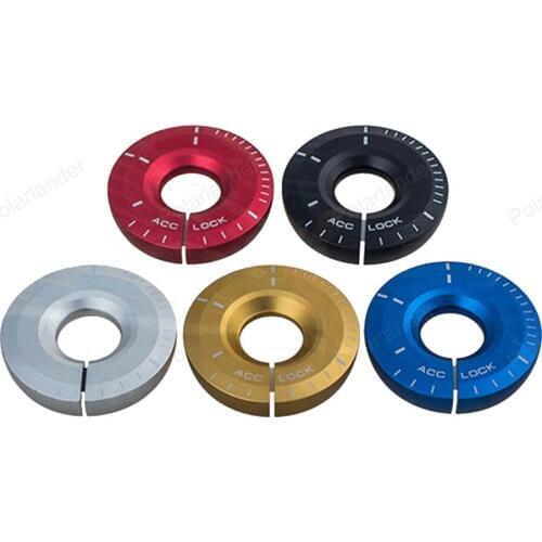 For V/W L/avida G/OLF 6/CC A/udi A4 A6 A6L A8 decoration stickers switch cover Car Engine Ignition Key Ring