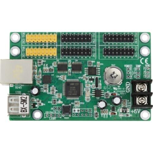 BX-5M2 LAN port and USB dual communication mode led sign controller