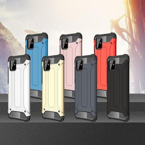 100pcs/lot Hybrid Armor Phone Case For Samsung Galaxy S20 Plus S20 Ultra M30S M21 M30 A40S M20 M10 A60 M40 PC +TPU Rugged Cover