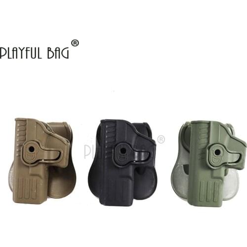 Playful bag Outdoor sport Left hand G17 quick pull-out sleeve P1 gel ball gun refitting parts CS DIY toys accessory QC09S