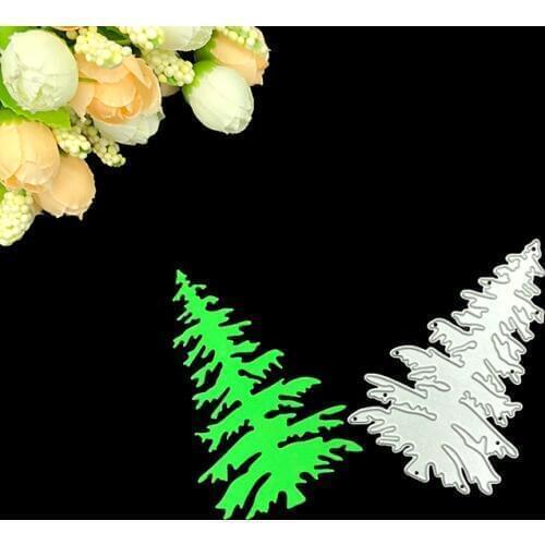 Julyarts Scrapbooking Cutting Dies Metal Christmas Tree Frame Metal Handcraft Metal Carbon Steel Embossing Cutting Dies Craft