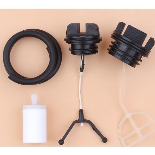 Gas Fuel Tank Cap Hose Line Filter Service Kit For Husqvarna 50 51 55 136 137 141 142 254 257 262 Chainsaw Replace Parts