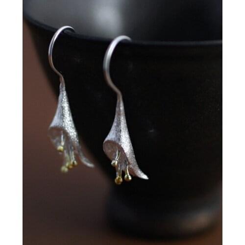 Korean Version of Retro Vintage Flower Earrings For Women Punk Geometric Earrings 2021 New Trendy Jewelry