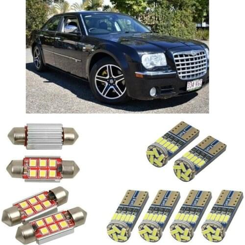 Superbright Interior led Car lights For Chrysler 300c lx le sedan Reading dome bulbs for cars error free dome map light