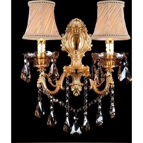 Fashion crystal wall lamp Sconce Light candle wall lamp stair lamp bedroom bedside lamp mirror light