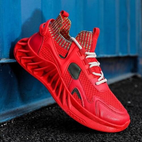 Sneakers For Men 2021 Low-Top Sport Shoes Male Breathable Fashion Casual Fly Weave Non-Slip Running Tennis Shoes Men Baskets