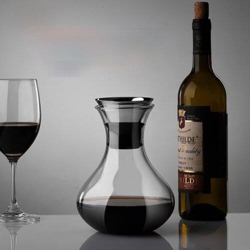Crystal Glass Personality Decanter Set Luxury Red Wine Wine Dispenser Red Wine Pot Household European Style Wine Utensils