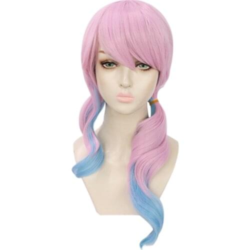 Anime Akudama Drive Doctor Isha Women Wig Cosplay Costume Heat Resistant Synthetic Hair Wigs + Wig Cap