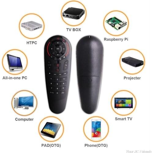 G30S Remote Control for Android TV Box, 33 Key Voice Wireless Device, IR, Learning, 2.4G, for X96q、PC、Pk、G30、S03 21 Dropship