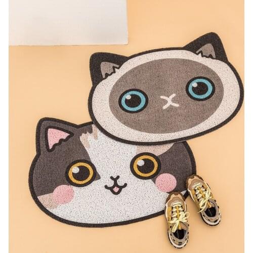 Ceroon cat PVC floor mat door mat living room bedroom kitchen waterproof anti-slip bathroom decoration ground rug