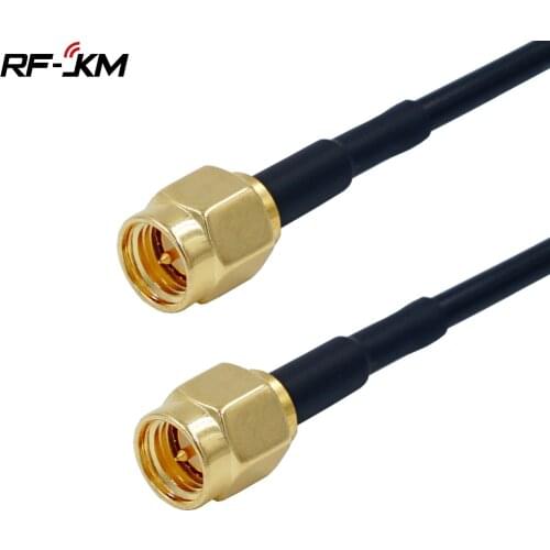 RG174 SMA Male Plug to SMA Male Plug RF Jumper pigtail coax cable