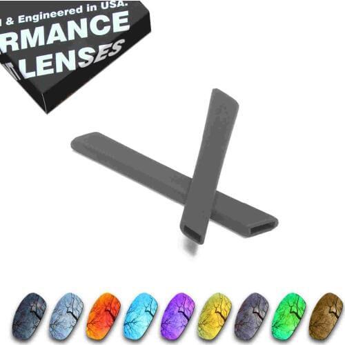 ToughAsNails Resist Seawater Corrosion Polarized Replacement Lens&Gray Ear Socks for Oakley Split Jacket - Multiple Options