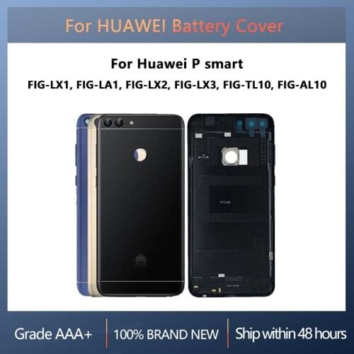 Back Battery Cover Door For Huawei P smart FIG-LX1 LA1 LX2 LX3 With repair parts,For Huawei Enjoy 7S Housing Rear Replacement