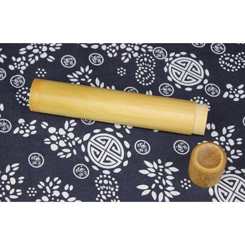 1PC Bamboo Tea Caddy Kung Fu Tea Set Tea Canister Spice Box Storage Wood Bottle Seal Cover Mason Jar Traveling Canister LC 109