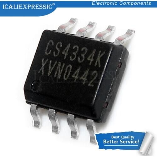 10PCS CS4334-KSZ SOP8 CS4334 SOP 4334KSZ SMD CS4334KSZ new and original SOP-8
