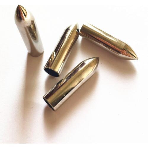 20/50/100pcs Sliver Color Arrow Head Arrow tip Inner Dimeter 8mm For Wooden Arrows Bamboo Arrow Archery