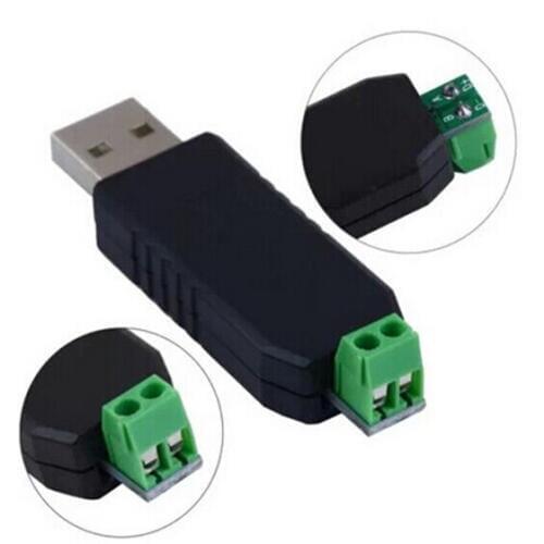 200pcs USB to RS485 485 Converter Adapter Support Win7 XP Vista Linux