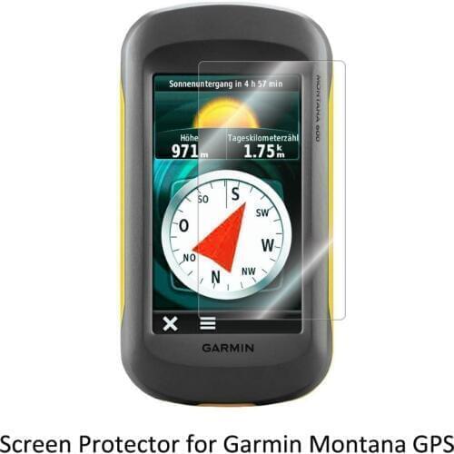 3* Clear LCD PET Film Anti-Scratch Screen Protector Cover for Handheld GPS Navigator Garmin Montana 600 600t 650 650t 680