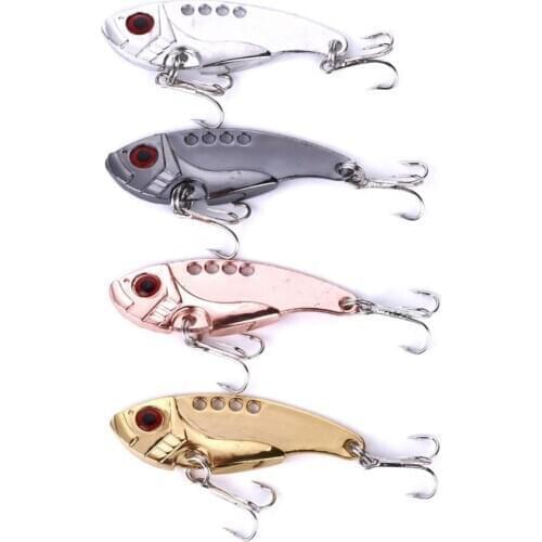 5.5cm Metal Artificial Fishing Lifelike Lure Crankbait Wobbler Fish Bait Tackle New Chic