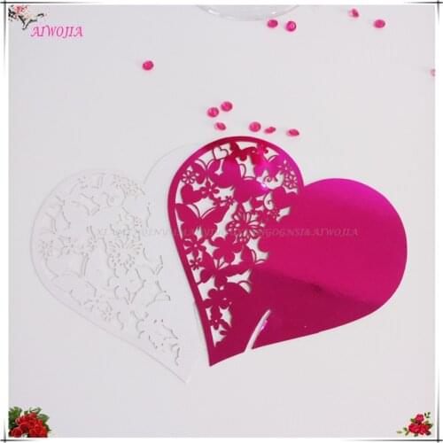 50 Pcs Butterfly Place Escort Wedding Engagement Party Decorations Wine Glass Paper Cards Name Place Cup 7ZSH053