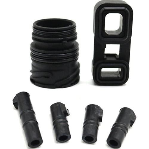 6PCS/Set Sleeves Connector Adapter Seal kit 24107536339 24107536340 24107536341 For BMW E60 E53 E65 E66 530xi 530i 6HP19 6HP21