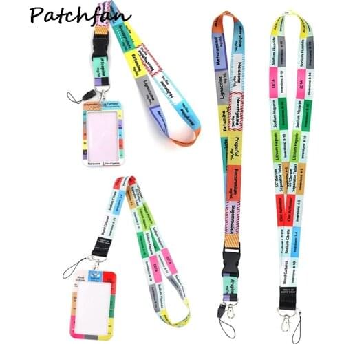 AD717 Patchfan Medical blood draw Doctor nurse Lanyard With Card Holder Gift for Nursing Clinicals and Student
