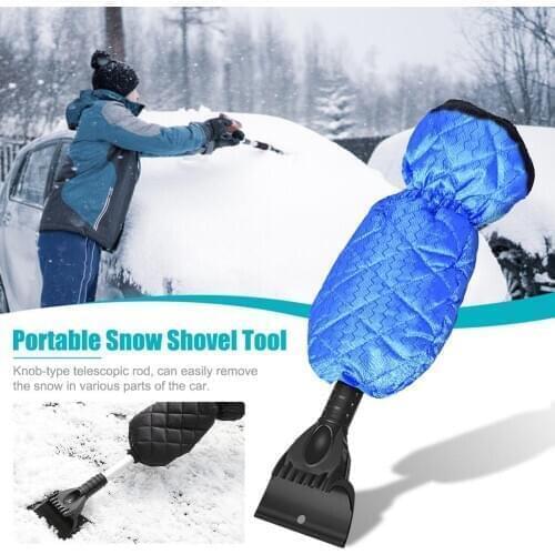 Car Ice Scraper Durable Portable Snow Shovel Cleaning Scraping Tool Equipment Windshield Auto Wash Accessories Remover
