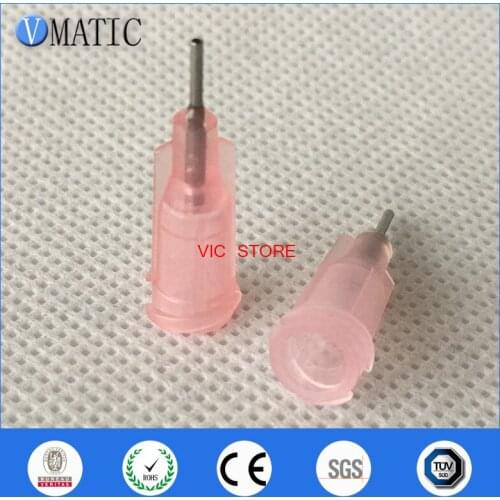 Free Shipping 100Pcs 20G 1/4'' Inch Luer Lock Glue Dispensing Needles