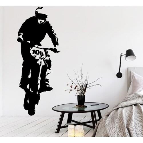 Free Shipping Motorbike Wall Stickers Modern Fashion Wall Sticker for Kids Rooms Sticker Mural Pattern Eco-friendly Vinyl 3828
