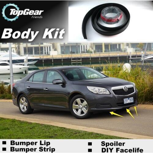 Bumper Lip Deflector Lips For Holden Malibu Front Spoiler Skirt For TopGear Friends to Car Tuning View / Body Kit / Strip