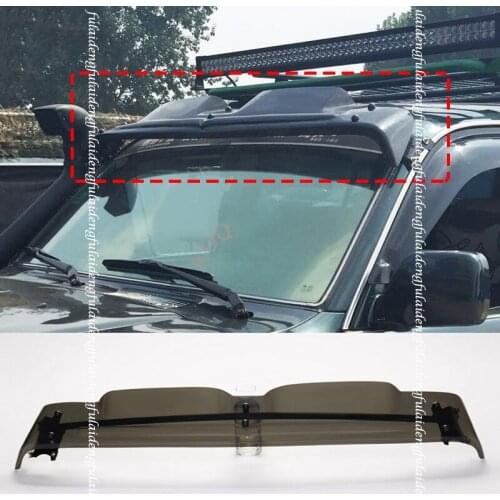 For Toyota Land Cruiser LC80 FJ80 1991-1997 Translucent Front Spoiler Sun Visor Car Accessories