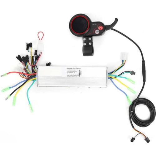 Electric Bike LCD Colorful Screen Controller Thumb Throttle Double-Drive for Electric Scooter Set Instrument Electric Mountain