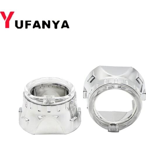 2pcs 2.5 inch DRL shrouds angel eyes led day running angel eyes shrouds mask for hid projector lens headlight Retrofit