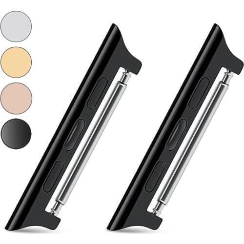 Metal Watch Band Adapter Clasp Connector for All Apple Watch Models 44mm 40mm No Screws or Screwdriver Needed Easy fit iwatch 5