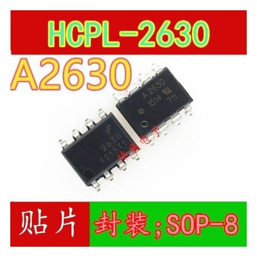 New original patch A2630 HCPL-2630 SOP8 optocoupler
