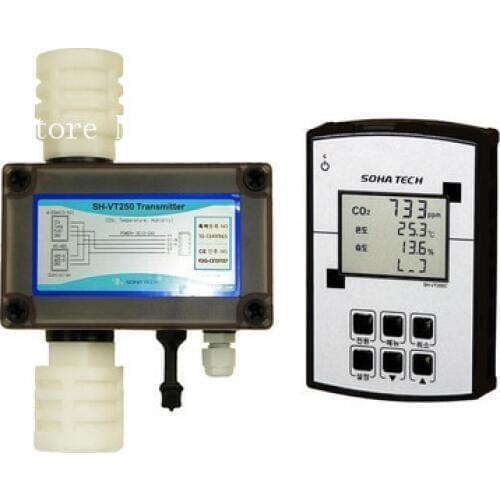 [SA] Carbon dioxide with temperature and humidity sensor controller integrated control panel