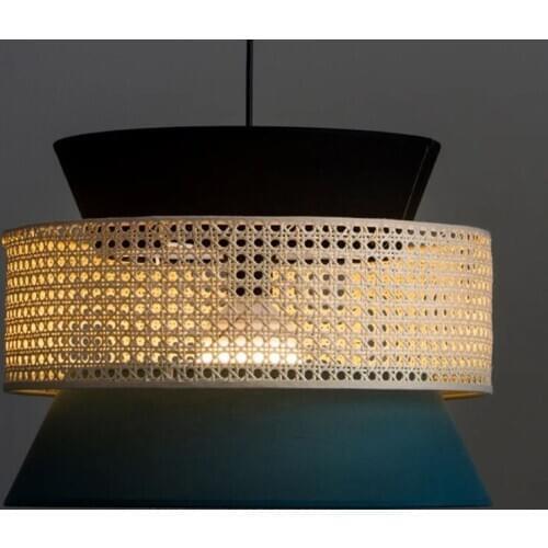 Modern Rattan Pendant Lights Restaurant Shop Creative Pendant Lamp Tatami Japanese Style Lamps Lighting Fixture