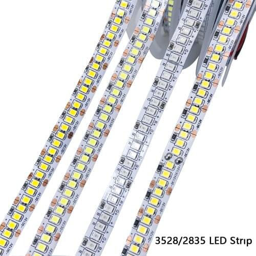 DC 5V 12V 24V Led Strip Light Diode Tape PC TV SMD 2835 1M - 5M 60/120/240 Leds/m 5 12 24 V LED Strip Decoration Light For Rooms