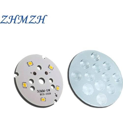 5pcs/lot LED Chip 3w 5w 7w 9w 12w 18w Warm White Rail Light Source Lens For Ceiling Light Spotlight 240-260mA Lamp Board