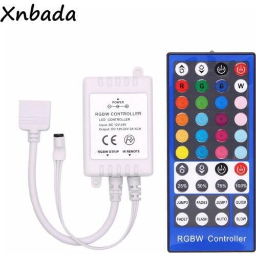 40Keys RGBW/RGBWW Led Remote Controller DC12-24V 2A*4CH For 2835 5050 SMD Flexible Led Ribbon Strip Light