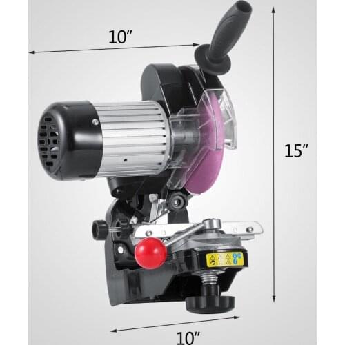 CHAINSAW SHARPENER GRINDER W/ GRINDING WHEELS W/LAMP&DISC ELECTRIC WHOLESALE