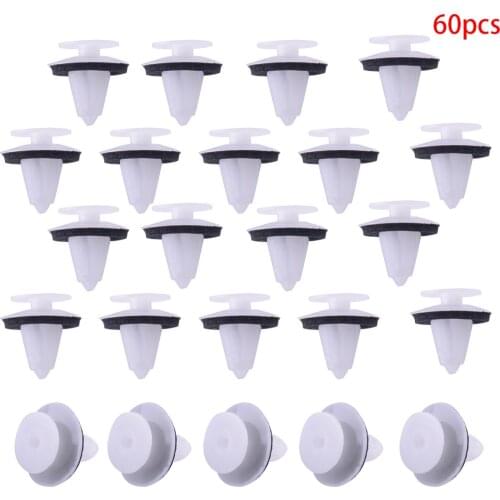 60pcs Car Door Panel Trim Fastener Clips Fit For Mercedes Benz R129 W202 W203 W211 0119887678 A0119887678 011 988 76 78