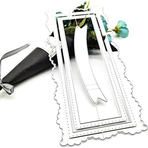 2021 New Creative Border Metal Cutting Dies Stencil Die Cut Scrapbooking Craft Stamps