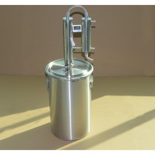 35L Home Brewing Stainless steel Distiller 304 Stainless Steel Fermentation Barrel Double Tower Distilling Liquor Equipment