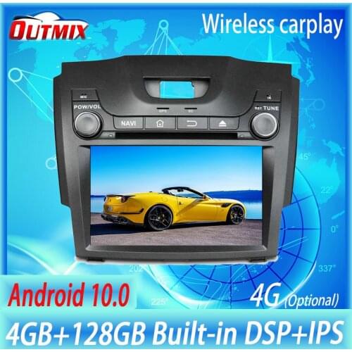 Android 10.0 2din screen car radio multimedia player For Chevrolet Chevy Holden S10 TRAILBLAZER ISUZU D-MAX S10 BT GPS head unit