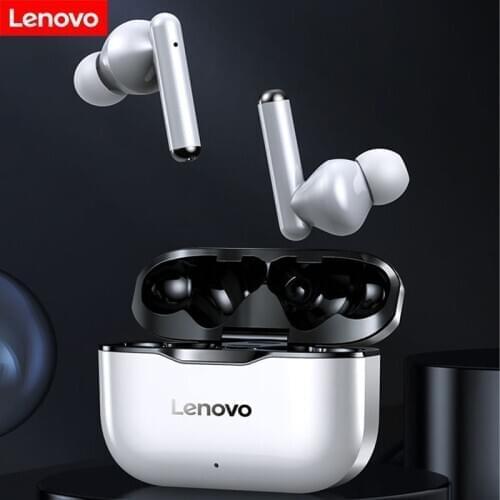 New Original Lenovo LP1 Wireless Bluetooth Headset V5.0 Touch Earphone Stereo 300mAh Durable Battery IPX4 Waterproof