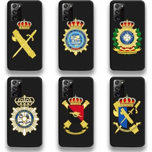 Spain National Police Phone Cases For Samsung Galaxy Note20 ultra 7 8 9 10 Plus lite M51 M21 M31S J8 2018 Prime