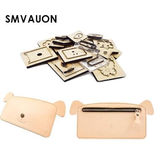 Wooden Cut Dies Leather Craft DIY Pencil Case Template Knife Punching Tool Cutting Mould Cutter Customized Leather Cutting Die