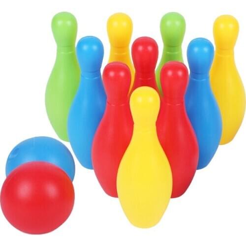 Bowling toy Childrens bowling ball Outdoor leisure sports and entertainment Plastic bowling ball