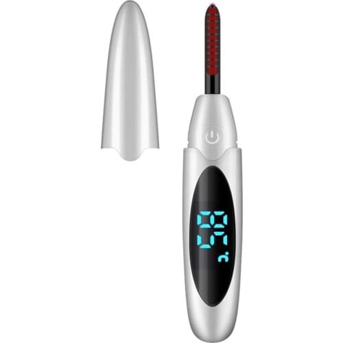 USB Digital Display Electric Hot Curling Eyelash Machine With Ergonomic Comb Design Rapid Warming Beauty Tools